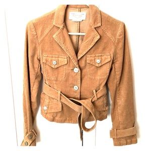 BCBG beige corduroy jacket